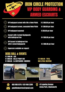 VIP Body-guarding and armed escorts