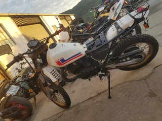 Honda Xl500r Strippin For Spares At The Motorcycle Graveyard
