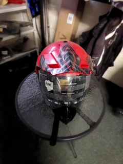 VR1 RED OFFROAD HELMETS FORSALE AT The Motorcycle Graveyard KNYSNA BRANCH