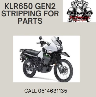Klr650 Gen 2  Stripping For Parts At The Motorcycle Graveyard Knysna