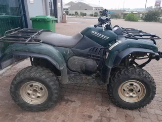 Yamaha grizzly 660 stripping for spares at The Motorcycle Graveyard Knysna