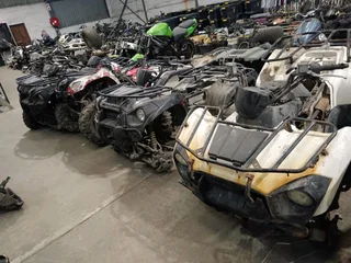 Bruto Force 300 Quads Stripping At The Motorcycle Graveyard