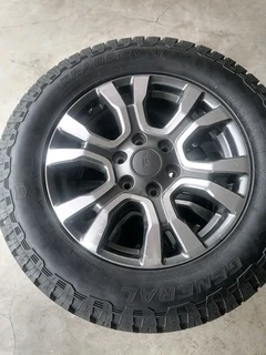 Ford Ranger Wildtrack 18 Mag Rims (with Used Tyres)