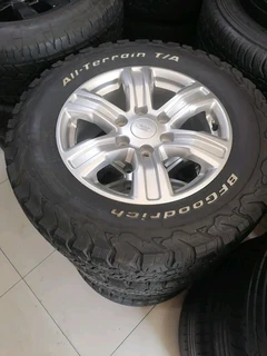 Ford Ranger 17inch Mag Rims (with Used Tyres)