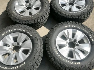 Toyota Hilux Gd6 17inch Mag Rims (with Used Tyres)