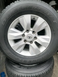 Toyota Hilux 17&#34; Mag Rims (with Used Tyres)