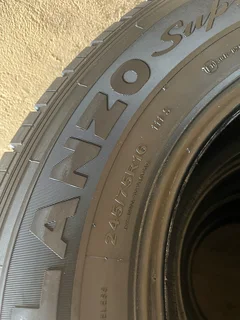 245 75 16 Elanzo (New Tyres)