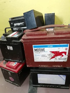 I recycle old batteries