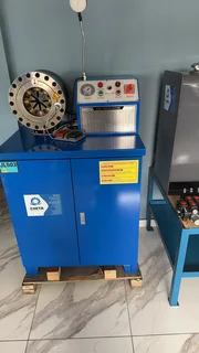 Hydraulic hose crimping machines.