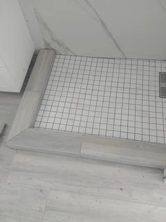 Tiling, cladding, painting and ceiling