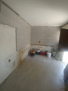 Tiling, cladding, painting and ceiling