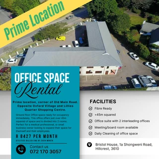 2 room interleading Office - Hillcrest