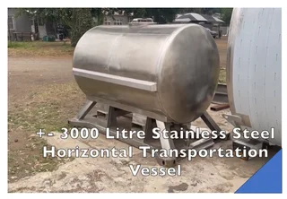 Horizontal tank for Sale