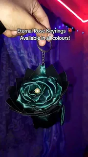 Eternal Rose Keyring 