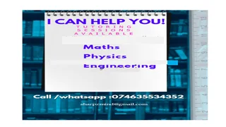 Tuition, Modules: math (grd8-12) and Tertiary levels (first and Second Year)