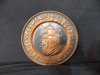 Beautiful Pressed Copper Plate