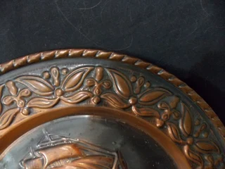 Beautiful Pressed Copper Plate