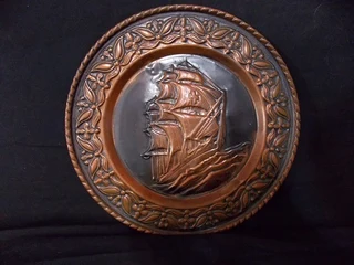 Beautiful Pressed Copper Plate