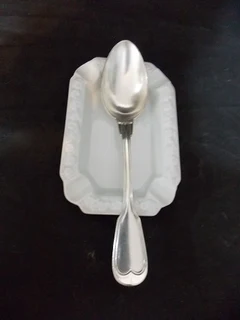 Silver-Plated Christofle Serving Spoon
