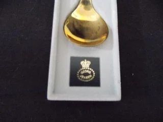 Wood Sorrel Silver Spoon Plated Gold