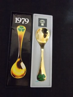 Wood Sorrel Silver Spoon Plated Gold