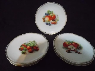 Retro Fruit Plates