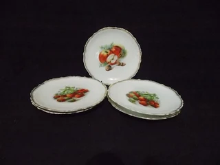 Retro Fruit Plates