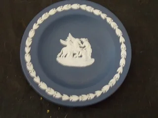 Rare Dark Blue Wedgwood Small Plate