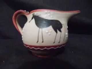 Pretty Little Milk Jug of Pottery Roma Italy by Deruta