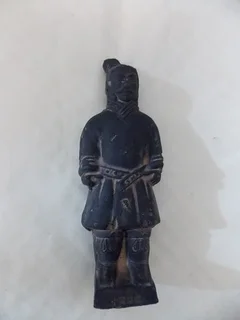 Antique Black Stone Figurine