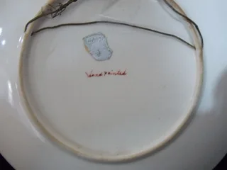 Stunning Small Hand painted by T Yakis Capri Plate