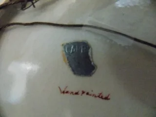 Stunning Small Hand painted by T Yakis Capri Plate