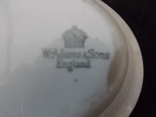 W Adams &amp; Sons England Porcelain Soap Bowl
