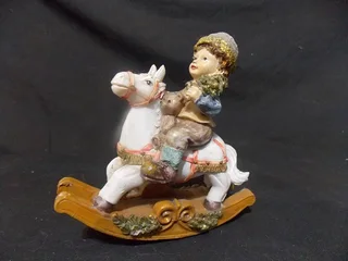 Small Resin Rocking Horse