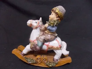 Small Resin Rocking Horse