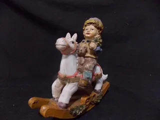 Small Resin Rocking Horse