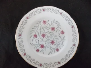 Foley Bone China , England Set of Six Stunning Small Plates