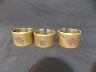 Stunning Artvark Brass Napkin Rings