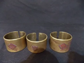 Stunning Artvark Brass Napkin Rings