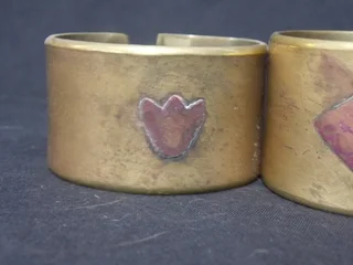 Stunning Artvark Brass Napkin Rings