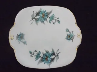Pretty Porcelain Snack Plate Windsor , England