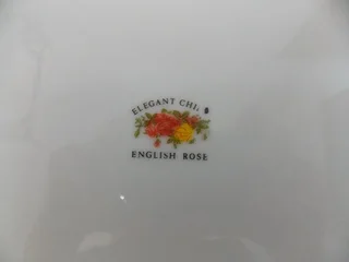 England China , England  Porcelain Snack Plate From English Rose collection