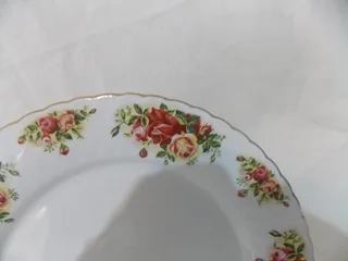 England China , England  Porcelain Snack Plate From English Rose collection