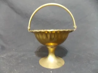 Pretty Little Brass Basket