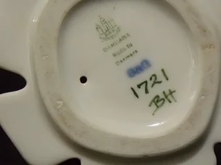 B &amp;G Denmark &#34;Mary and the Doll&#34; Porcelain Figurine Hand signed HB