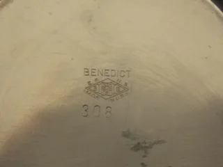 Silver plated  Sweets Plate Benedict EPNS made in USA