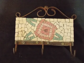 Mosaic Towel Hanger