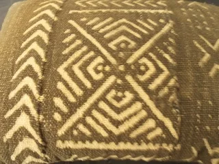 African Mud Cloth Cushion