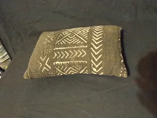 African Mud Cloth Cushion