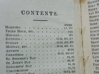 Antique Hymn and Prayer Set